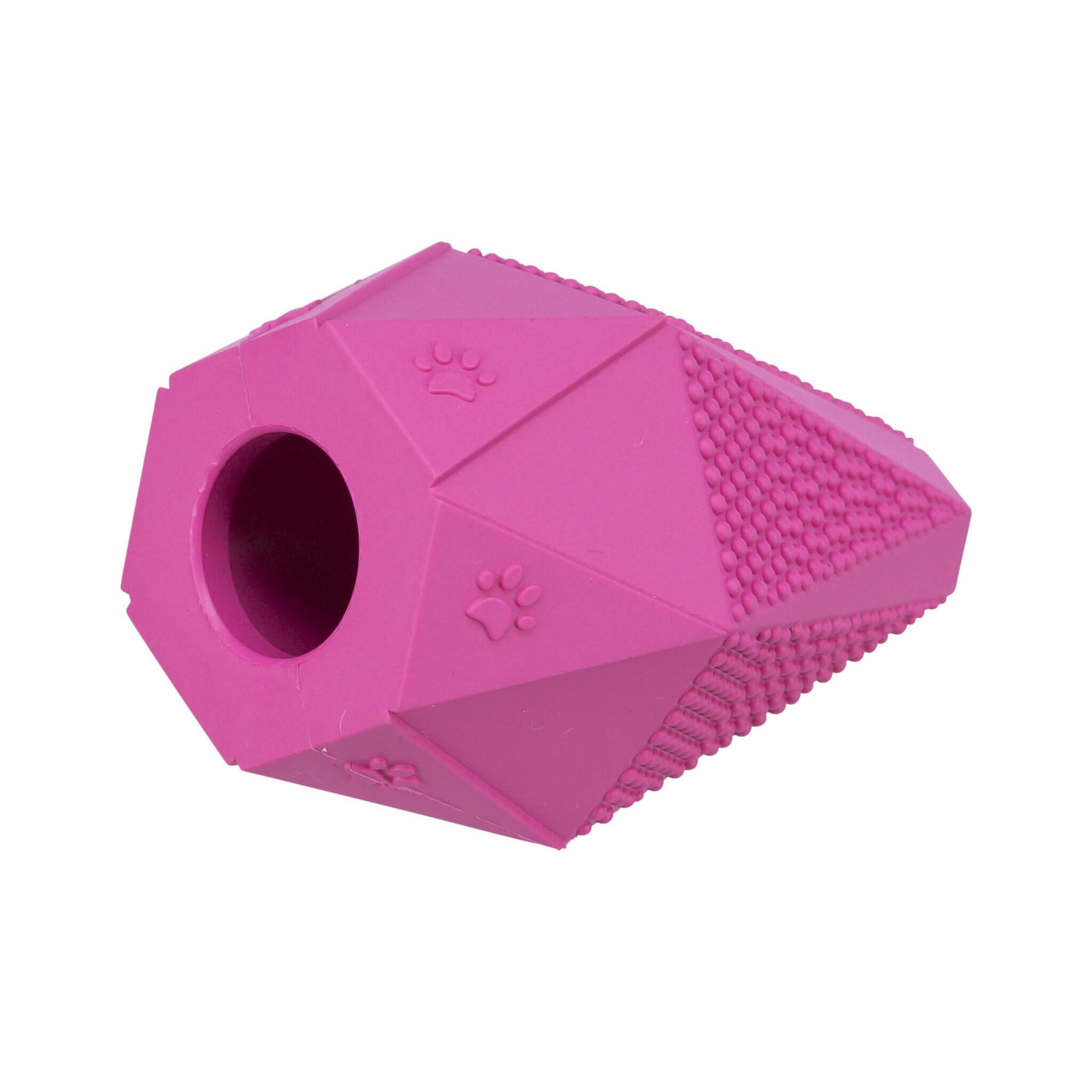 Jumper gryzak dla psa z naturalnej gumy 12 cm – różowy