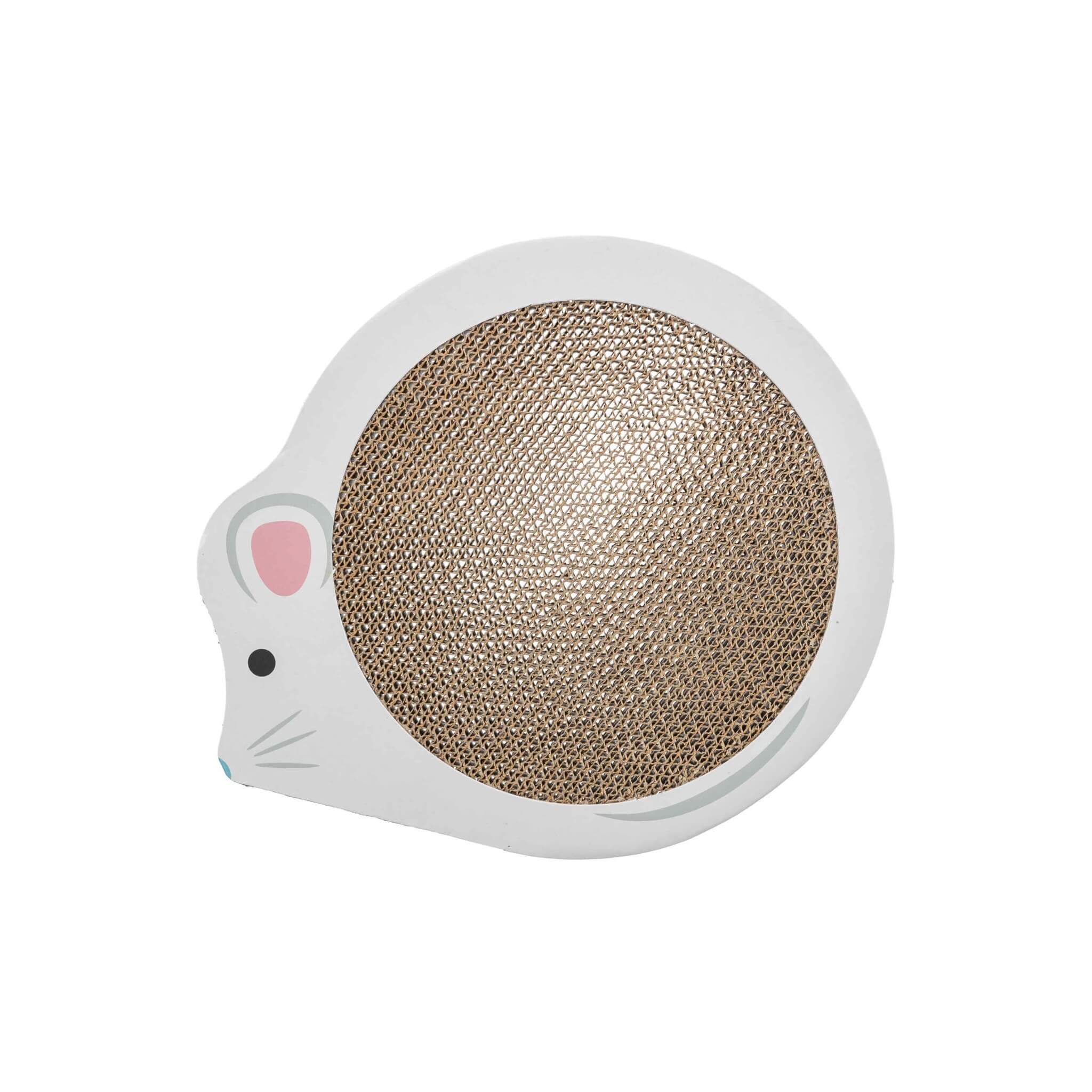 Drapak kartonowy Junior mysz z kocimiętką 35×29 cm