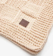 Kocyk dla psa „Chess” – w kolorze beżowym (50 × 70 cm)