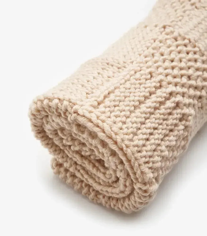 Kocyk dla psa „Chess” – w kolorze beżowym (50 × 70 cm)