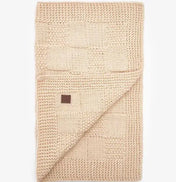 Kocyk dla psa „Chess” – w kolorze beżowym (50 × 70 cm)