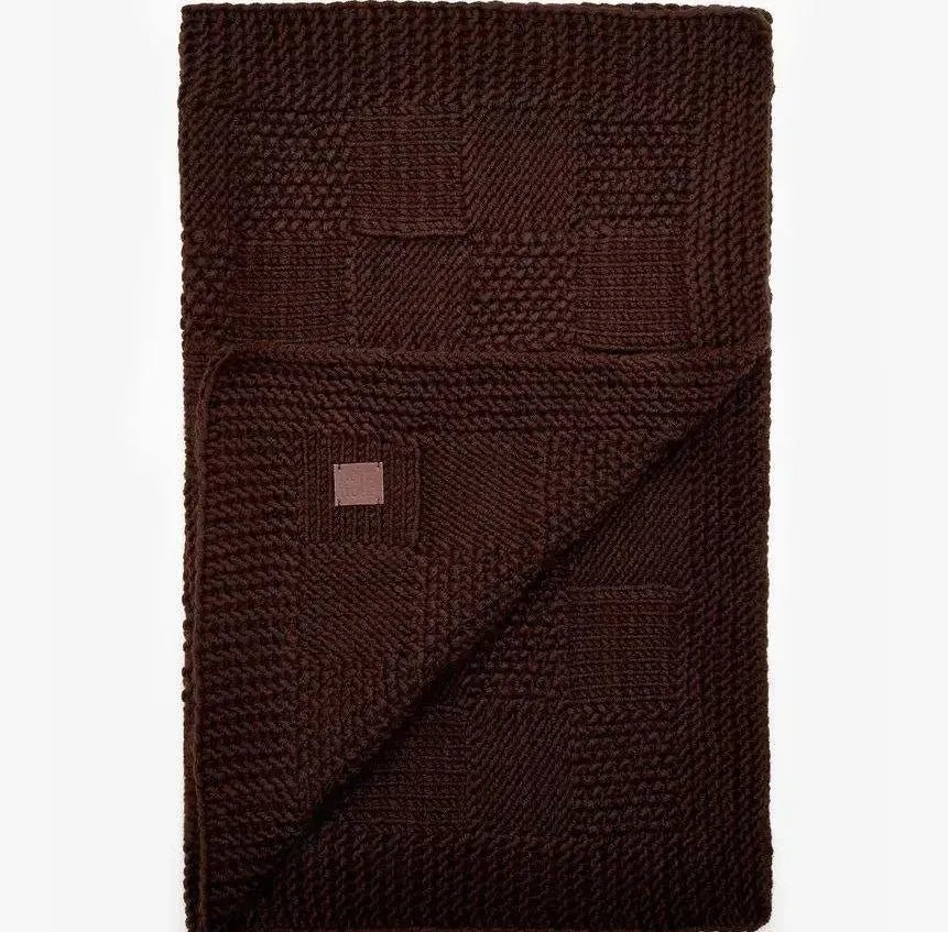 Kocyk dla psa „Chess” – w kolorze brązowym (100 × 80 cm)