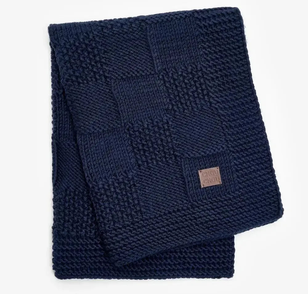 Kocyk dla psa „Chess” – kolor niebieski (50 × 70 cm)