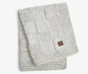 Kocyk dla psa „Chess” – kolor szary (100 × 80 cm)