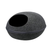 Legowisko Liva zamknięte, filcowe, antracyt, 40 × 24 × 47 cm