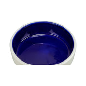 Miska ceramiczna dla kota 0.25 l, ø12,5 cm, kremowo-niebieska