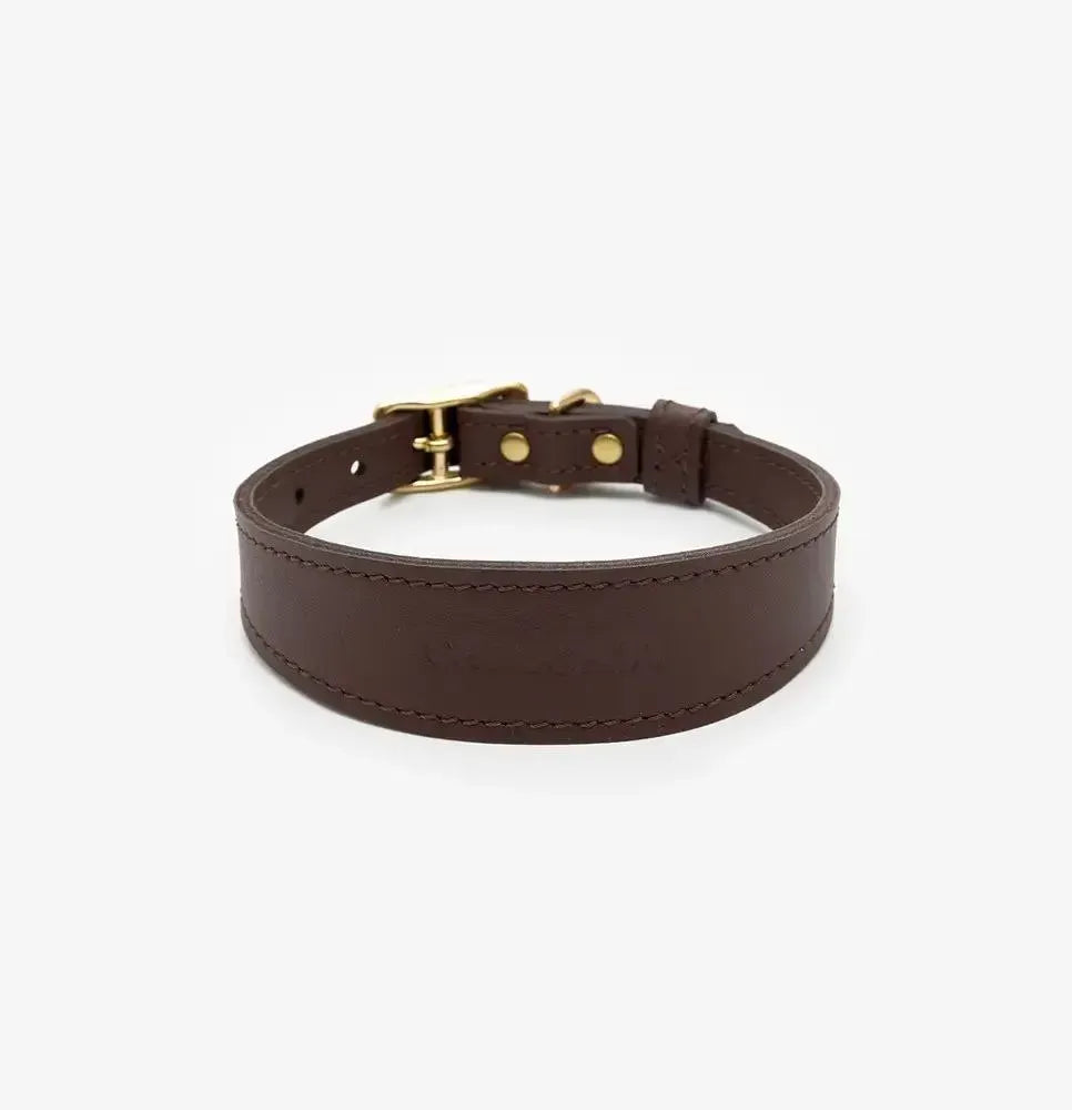 Obroża dla psa „Almond” – elegancja, trwałość i ręczne wykonanie