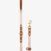 Smycz dla psa „BioThane” – w kolorze proszek z czerwienią