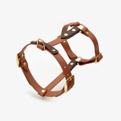 Szelki dla psa„BioThane” guard – w kolorze jasny brąz z ciemnym brązem