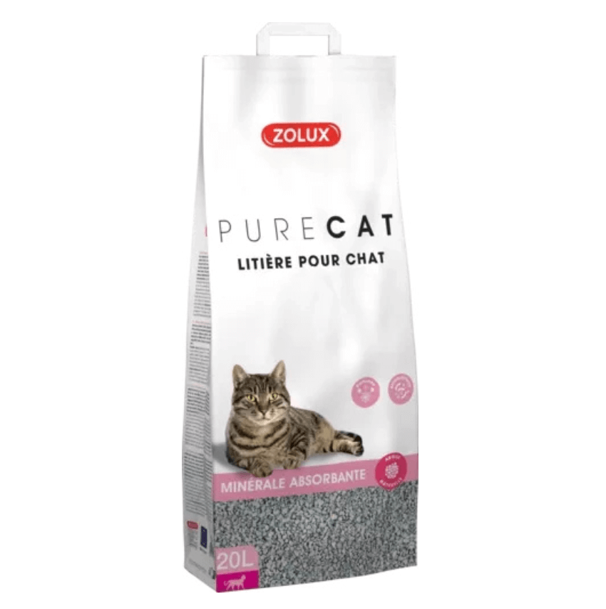 ZOLUX PURECAT Żwirek perfumowany mineralny 20L