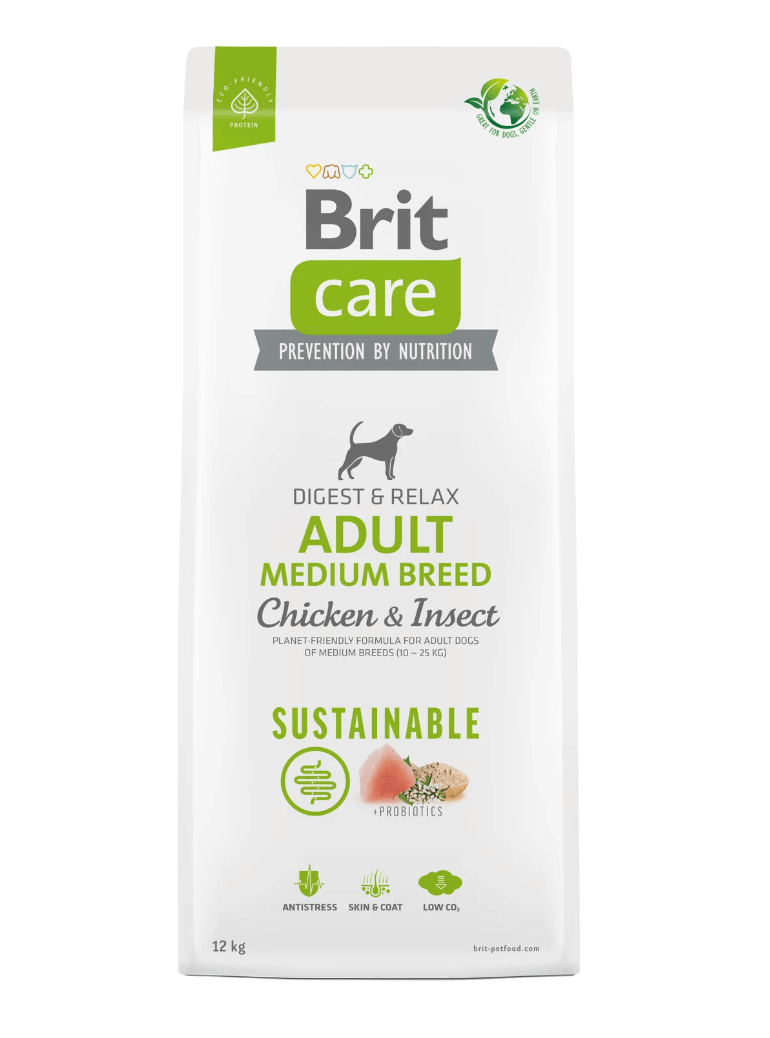 Brit Care Medium Breed – kurczak i owady, receptura eko